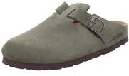 Rohde Damen Clog Leder Pantolette robust klassisch Schnalle Alba 6071, Gr&ouml;&szlig;e:41 EU,