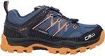 CMP Kids Rigel Low Trekking Shoes Wp Unisex Kinder Trekking-Schuhe, Bluesteel Flame,