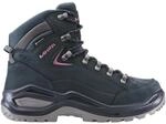 LOWA Stiefel mittel RENEGADE EVO GTX MID Ws stahlblau/altrosa, 37.5