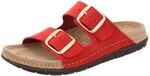 Rohde Damen Pantolette aus Leder mit Schnallen und Memoryfu&szlig;bett Rodigo-D 5865,
