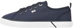Tommy Hilfiger Vulc Canvas-Sneaker f&uuml;r Damen, Fw0fw08063, vulkanisiert, Blue Space