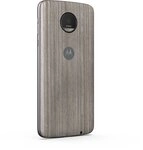 Moto Style Shell Schutzh&uuml;lle (geeignet f&uuml;r Moto Z und Moto Z play) silver oak wood