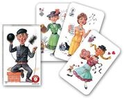 Piatnik 4278 - Kartenspiel Schwarzer Peter - Nostalgiebilder, Schwarz, medium
