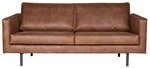 ESTO GmbH 2,5 Sitzer Sofa Rodeo Echtleder Leder Lounge Couch Garnitur Cognac