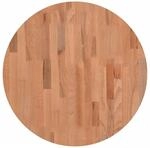 vidaXL Tischplatte &Oslash;60x4 cm Rund Massivholz Buche