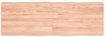 vidaXL Tischplatte 120x40x(2-4) cm Massivholz Behandelt Baumkante