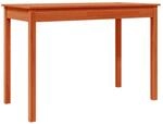 vidaXL Esstisch Wachsbraun 110x55x75 cm Massivholz Kiefer