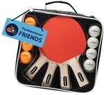 HUDORA Tischtennis Set Friends - hochwertiges Tischtennisschl&auml;ger Set mit 4
