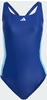 adidas Women's 3-Stripes Colorblock Swimsuit Badeanzug, Dark Blue/Blue Burst, 38