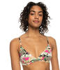 Roxy Printed Beach Classics - Triangel Bikinitop für Frauen Schwarz