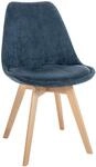 CLP Esszimmerstuhl Linares Kunststoff I Stoff I Samt I Cord I Lederoptik I...
