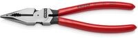 KNIPEX Spitz-Kombizange mit Kunststoff &uuml;berzogen 185 mm, 08 21 185