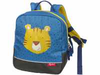 Sigikid Unisex Kinder Mini Tiger Backpack Kinderrucksack, Blau/Tiger, 23x20x10 cm EU
