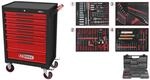 KS Tools 897.7515 Ecoline SCHWARZ/ROT Werkstattwagen, mit 515...