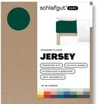 Schlafgut Easy Jersey Spannbettlaken 120x200 bis 130x200 Green Deep,...