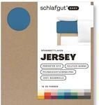 Schlafgut Easy Jersey Spannbettlaken 180x200 bis 200x200 Blue Mid,...