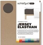 Schlafgut Easy Jersey Elasthan Spannbettlaken 90x190 bis 100x220 Sand Deep,