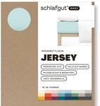 Schlafgut Easy Jersey Spannbettlaken 180x200 bis 200x200 Petrol Light,...