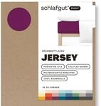 Schlafgut Easy Jersey Spannbettlaken 120x200 bis 130x200Purple Deep,...