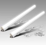 B.K.Licht - 2er Set LED Leiste mit Ein-Ausschalter, neutralwei&szlig;e Lichtfarbe,