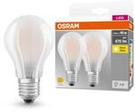 Osram BASE CLASSIC A GLFR 40 LED-Lampe mit Sockel E27, klassische Kolbenform,