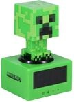 Paladone Minecraft Creeper Wecker - Offiziell Lizenziertes Icon mit Minecraft Musik &