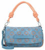 Desigual Women's BOLS_AMORINA 24 TROMS Accessories PU Across Body Bag, Blue