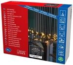 Konstsmide Micro LED Lichterkette, gefrostet, 200 bernsteinfarbene Dioden, 30V