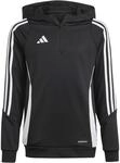 adidas Unisex Kinder Tiro24 Training Kids Sweatshirt, Black/White, 15-16 Years