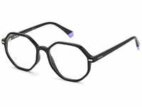 Polaroid Unisex Eyeglasses Sunglasses, 807/17 Black, 53
