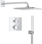 GROHE Precision 310, Unterputz Duschsystem (31cm Regendusche mit Thermostat,
