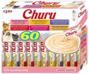 INABA Churu Premium Katzen Schleckies Einzelzutat mit Thunfisch, Getreidefrei,
