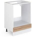 Vicco Herdumbauschrank R-Line, Sonoma, 60 cm | ✓ Backofennische &middot; Ohne