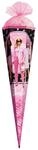 ROTH Schult&uuml;te gro&szlig; Barbie 85 cm - 6-eckig, T&uuml;llverschluss, ROT(H)-Spitze -