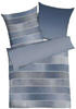Kaeppel Mako-Satin Bettwäsche Timeless blau, 1 Bettbezug 135 x 200 cm + 1