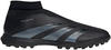 adidas Unisex Predator 24 League Laceless Turf Boots Sneaker, Core Black Carbon Core