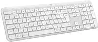 Logitech Signature Slim K950 kabellose Tastatur - Wei&szlig;, US QWERTY-Layout