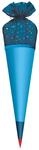 ROTH Stoffbezug mit Satinschleife, blau, 70 cm