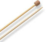 Prym 222115-1 Stricknadeln aus Bambus, 33 cm, 4,00 mm, Holzfarben, 4 mm