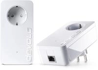 devolo dLAN 1200+ Starter Kit Powerline (1200 Mbit/s Internet &uuml;ber die Steckdose, 1x