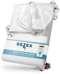 SETEX Wasserdichter Molton Matratzenschutz, 100 x 200 cm, Matratzenschoner aus 100 %