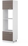 Vicco Mikrowellenschrank R-Line, Edelgrau, 60 cm