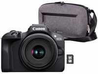 Canon EOS R100 + RF-S 18-45mm F4.5-6.3 is STM Objektiv + Kameratasche + 64GB