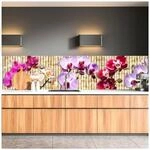 Dimex K&uuml;chenr&uuml;ckwand Folie selbstklebend Orchidee | Klebefolie - Dekofolie -