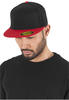 Flexfit Erwachsene Mütze Premium 210 Fitted 2-Tone, Blk/Red, S/M, 6210T