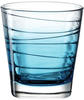 LEONARDO HOME 026838 Trinkglas VARIO STRUTTURA 6er-Set 250 ml blau, Glas
