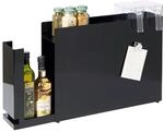 YAMAZAKI Tower Gew&uuml;rzregal mit Schublade, schwarz