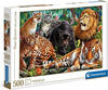 Clementoni - 35126 Collection Puzzle - Wild Cats - Puzzle 500 Teile ab 14 Jahren,