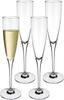 Villeroy & Boch - Maxima Champagnerkelch-Set, Bestehend Aus Vier Sektgläsern,
