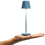 SIGOR Nuindie pocket LED Akku-Tischlampe, delfinblau | Dimmbar &bull; Indoor &...